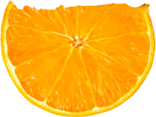 Photo of a dried orange slice